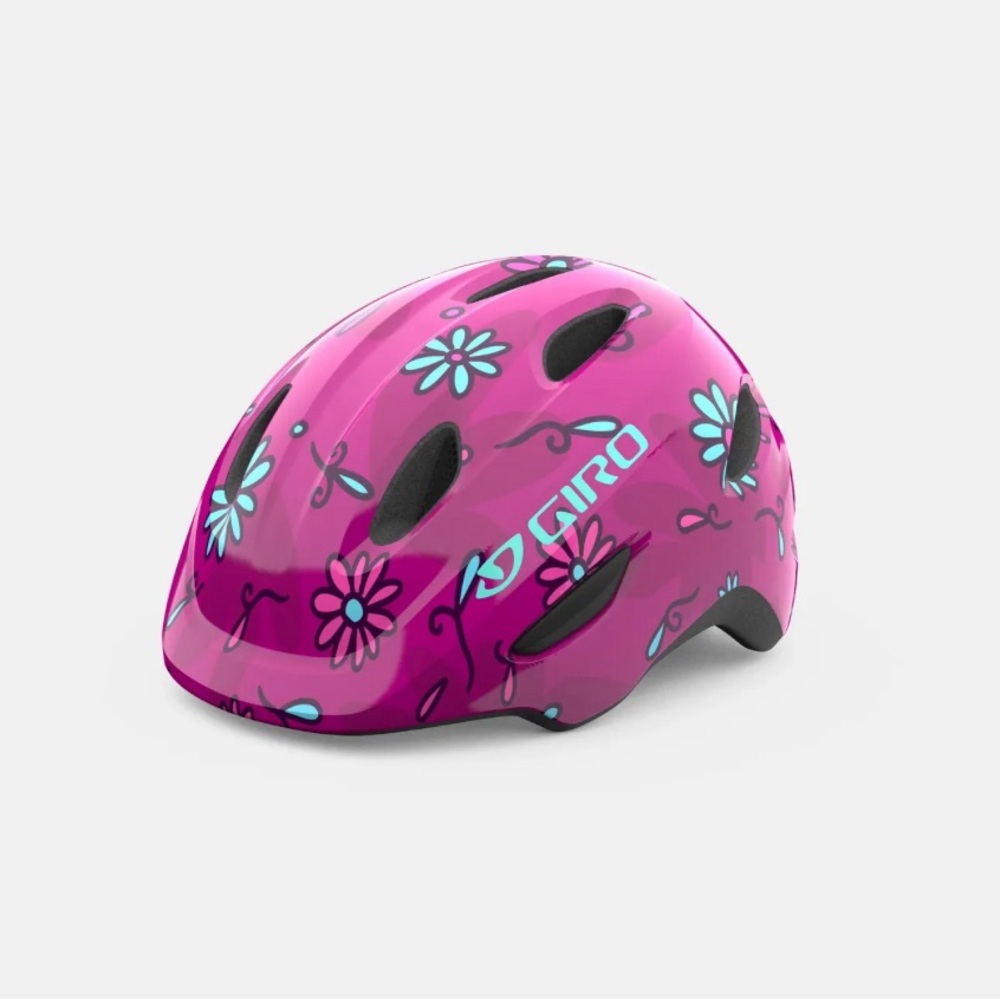 Giro Kids Bicycle Helmet - Pink daisy 🌼